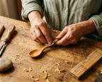 Rose's Olivewood Small Spoon
