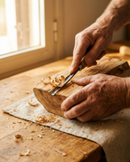 Rose's Oliwood Serving Board With Handle