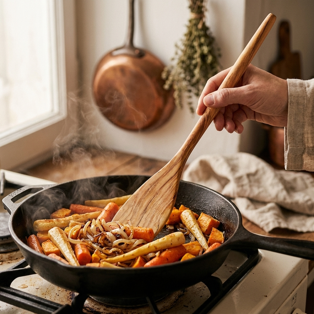 Rose's Olivewood Cooking Spatula