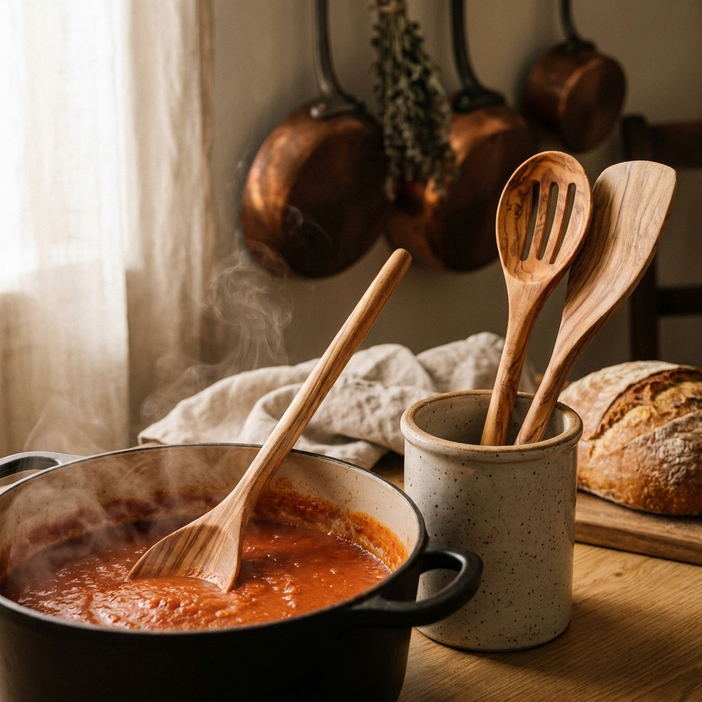 Rose's Olivewood 3-Piece Utensil Set