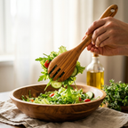Rose's Olivewood Salad Server
