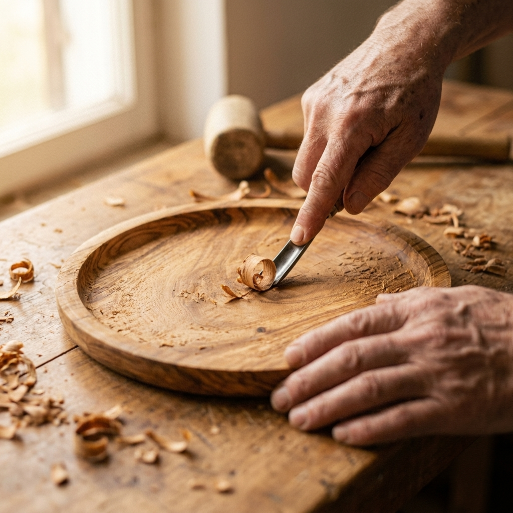 Rose's Olivewood Serving Plate