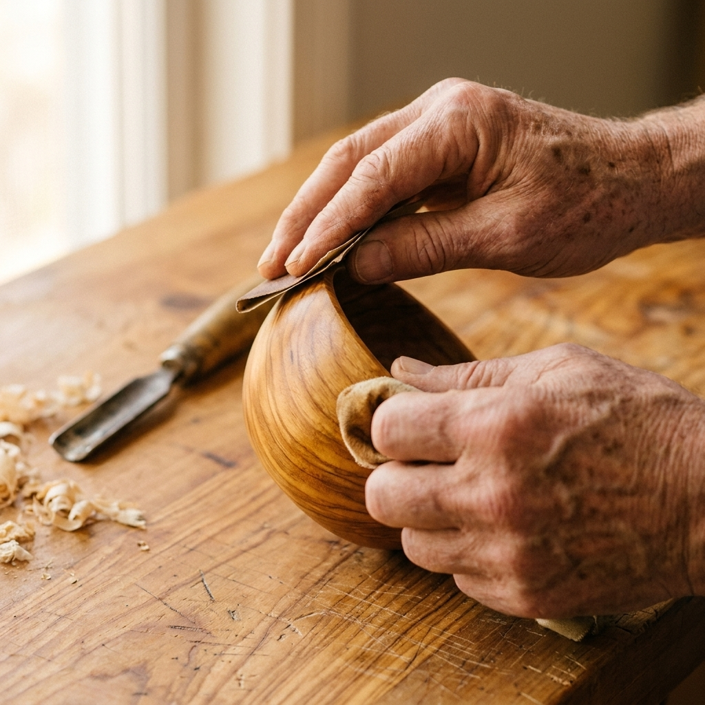 Rose's Olivewood Small Bowl