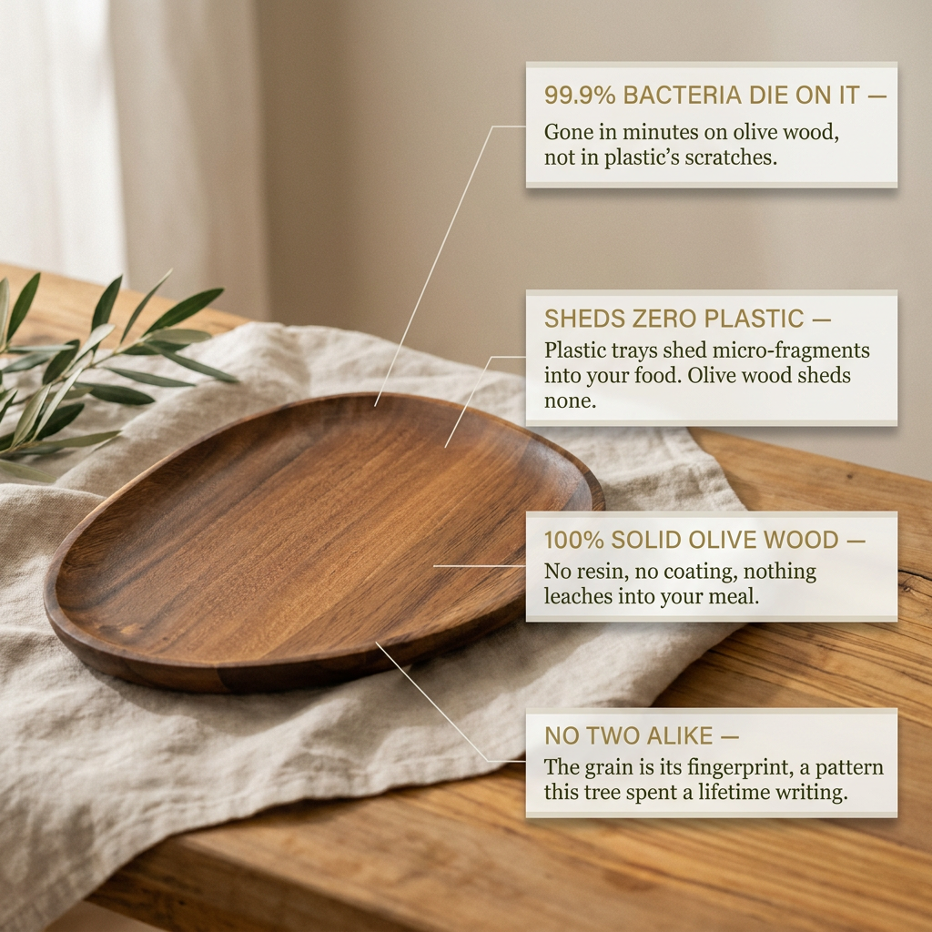 Rose's Olivewood Serving Platter
