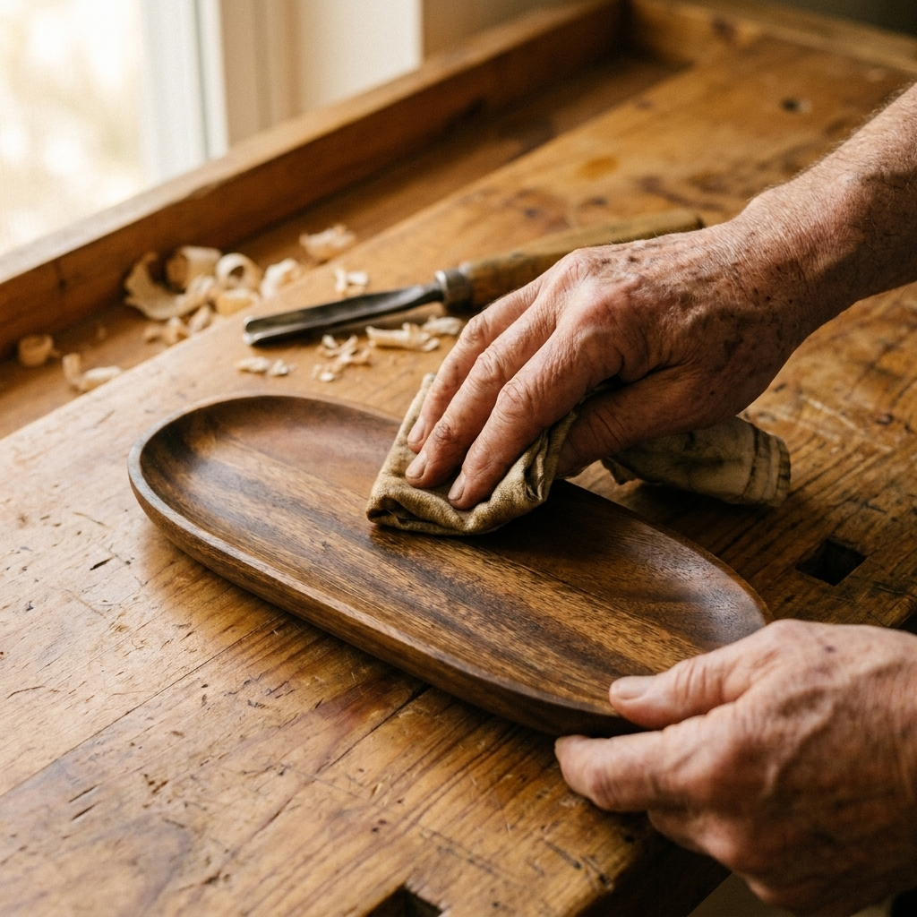 Rose's Olivewood Serving Tray