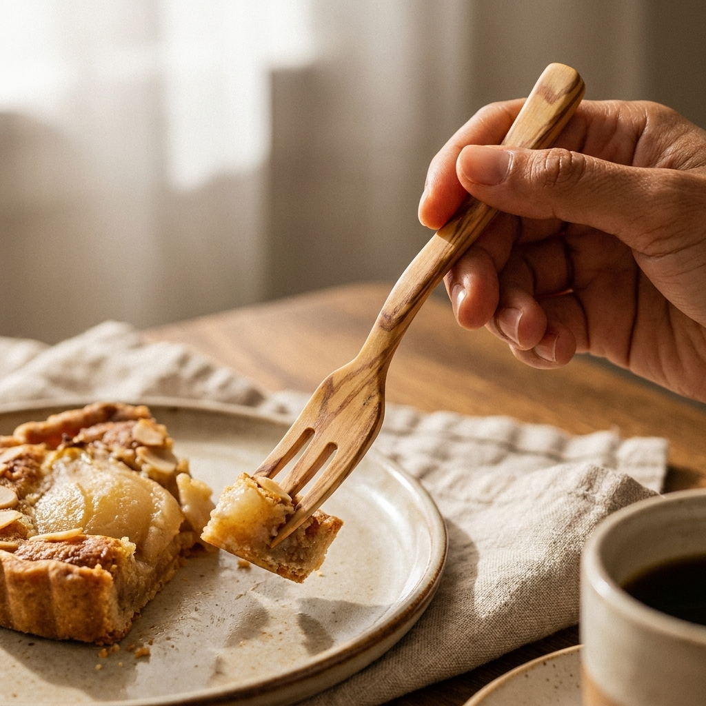 Rose's Olivewood Table Fork
