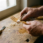 Rose's Olivewood Table Fork