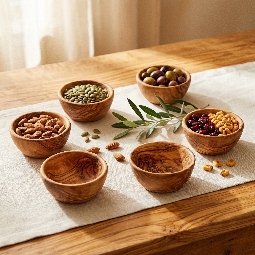 Rose's Olivewood Dipping Bowl