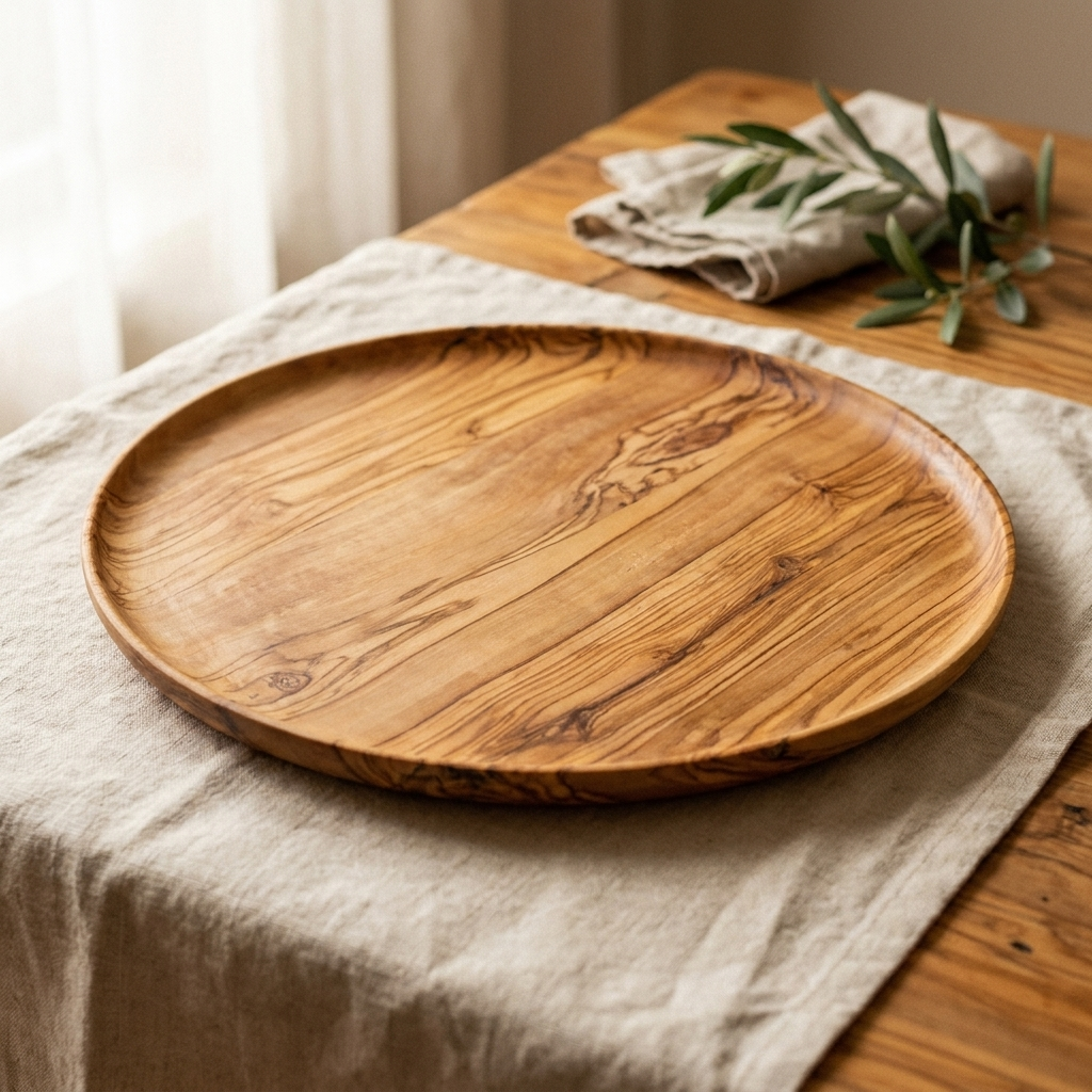 Rose's Olivewood Plate