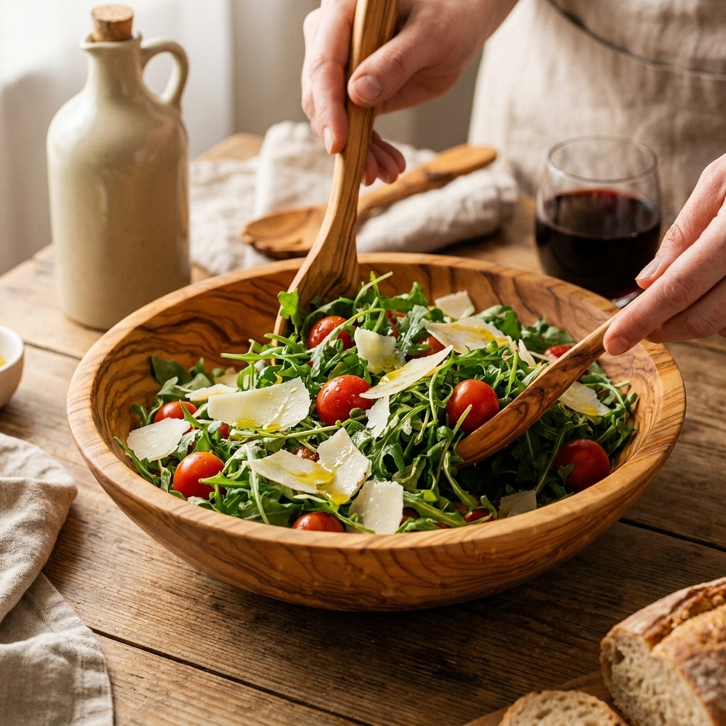 Rose's Olivewood Serving Bowl