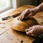 Rose's Olivewood Serving Bowl