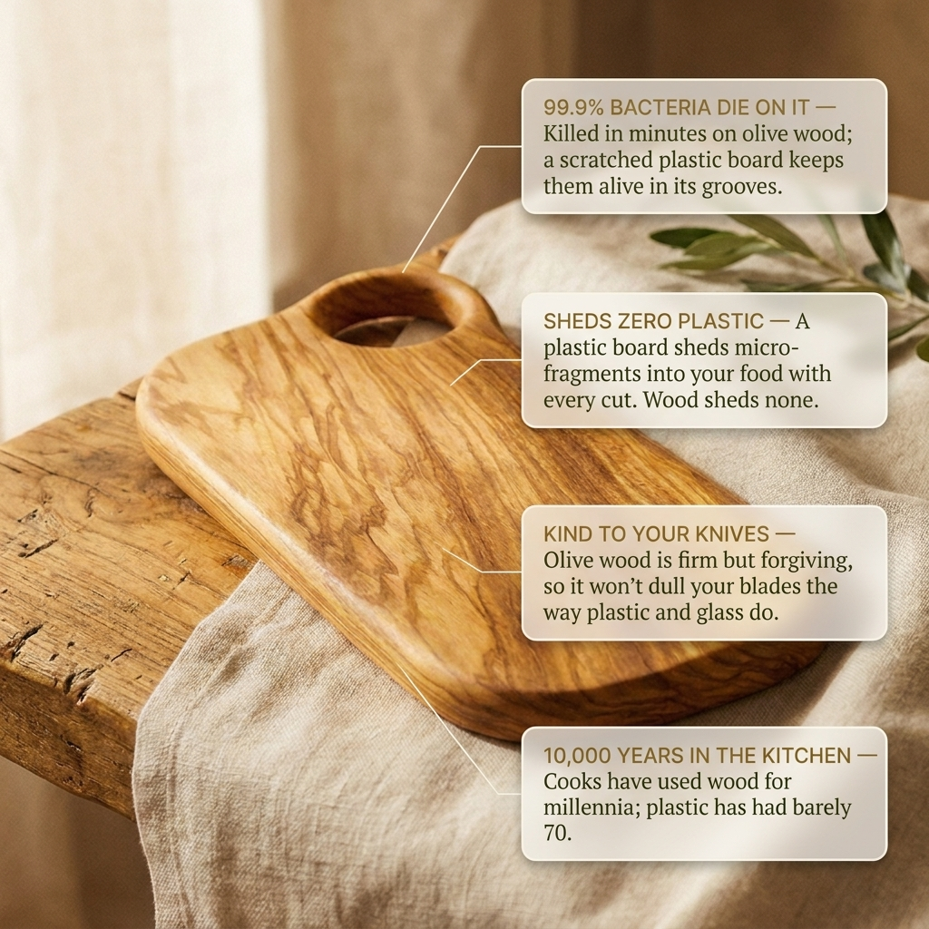 Rose's Olivewood Small Serving Board