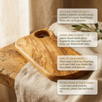 Rose's Olivewood Small Serving Board