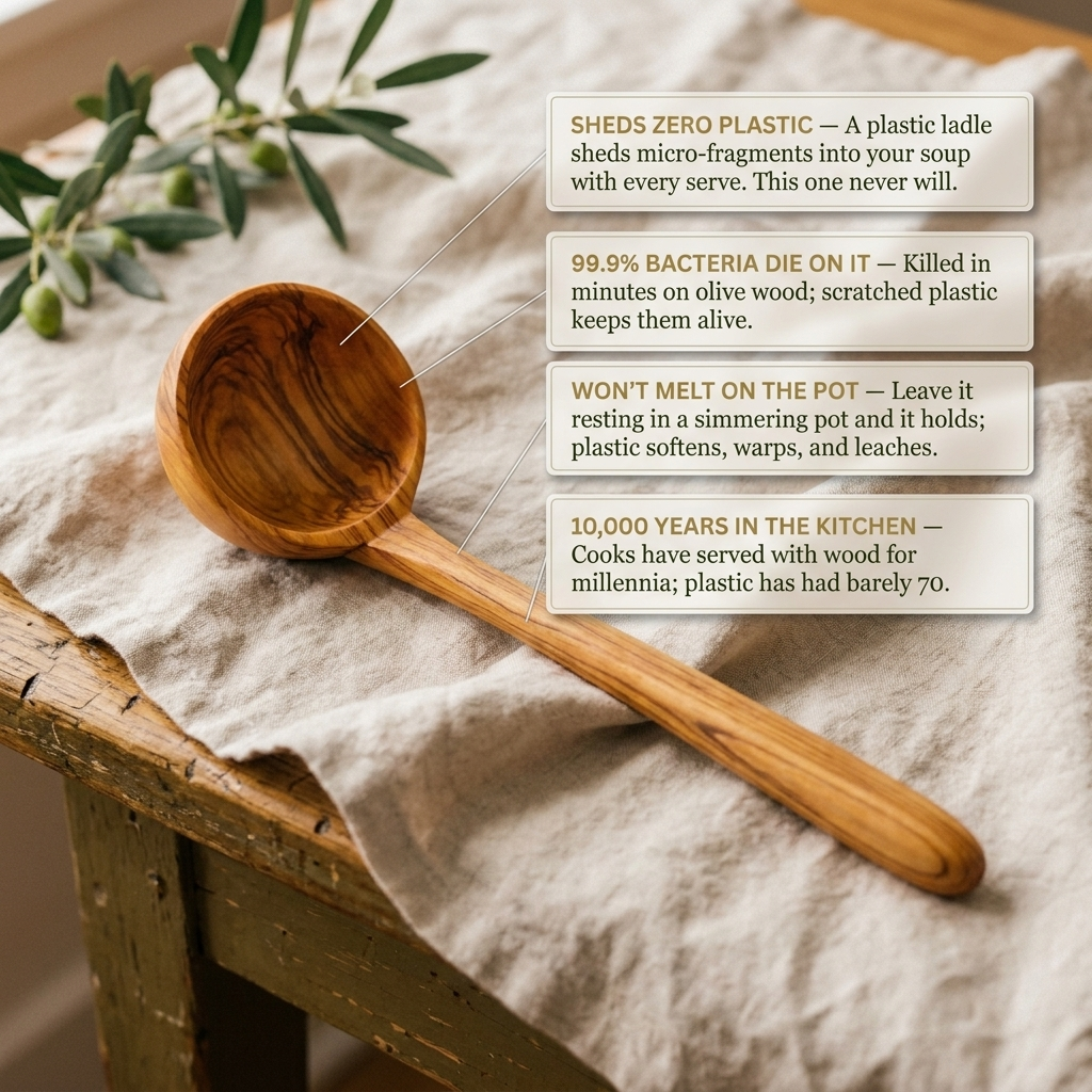 Rose's Olivewood Ladle