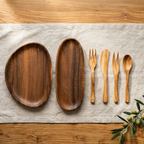 Rose's Olivewood Serving & Aperitivo Set — 6 Pieces